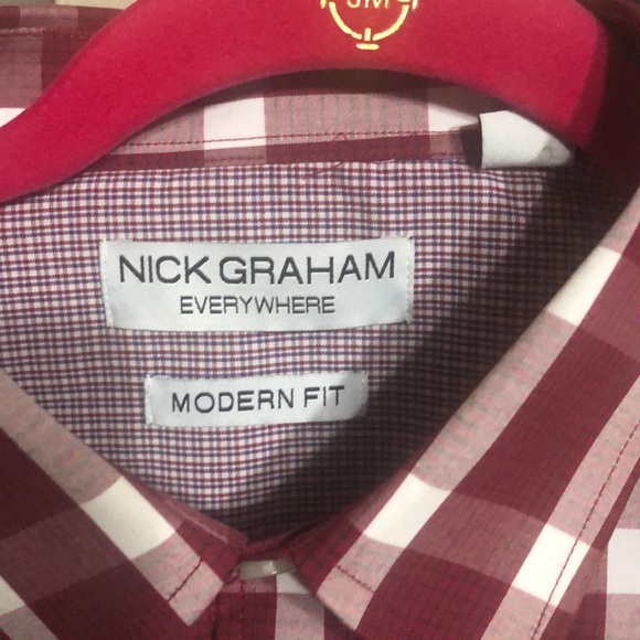 Maroon men’s dress shirt - Picture 2 of 4